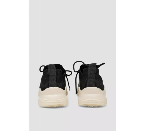 Кроссовки женские текстильные, цвет черно-белый, 244R261K