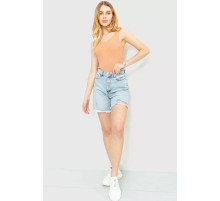 Женская майка в рубчик 204R022, цвет светло-коричневый, 204R028