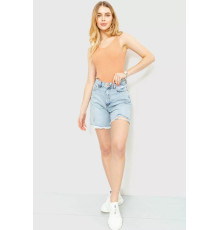 Женская майка в рубчик 204R022, цвет светло-коричневый, 204R028