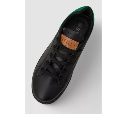 Кеди жіночі, колір чорно-зелений, 248R115