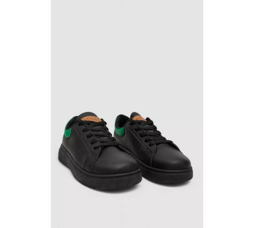 Кеди жіночі, колір чорно-зелений, 248R115