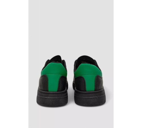 Кеди жіночі, колір чорно-зелений, 248R115