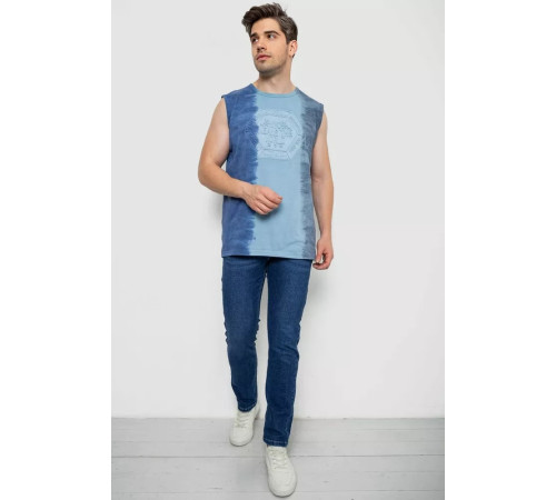 Майка чоловіча, колір джинс, 244R18-1215