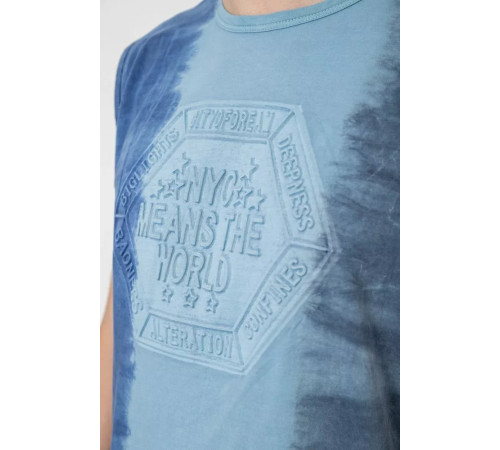 Майка чоловіча, колір джинс, 244R18-1215