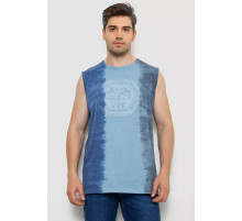 Мужская майка, цвет джинс, 244R18-1215