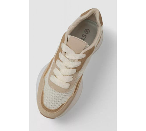 Кросівки жіночі, колір бежево-коричневий, 248RXM100