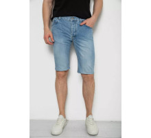 Шорти чоловічі джинсові, колір блакитний, 238R2012