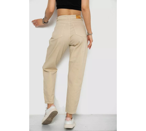 Джинси жіночі, колір бежевий, 250R1574-1