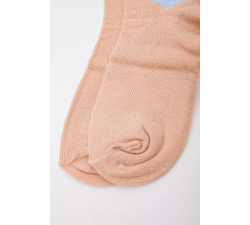 Бавовняні дитячі шкарпетки, бежевого кольору, 167R601-1