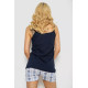 Піжама жіноча, колір синій, 243R2502