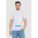 Футболка чоловіча з принтом, колір білий, 244R0508
