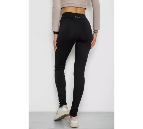 Лосины однотонные, цвет черный, 238R328