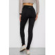 Лосины однотонные, цвет черный, 238R328