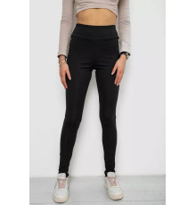 Лосины однотонные, цвет черный, 238R328