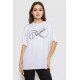 Женская футболка с принтом, цвет белый, 244R611