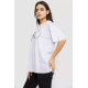 Женская футболка с принтом, цвет белый, 244R611