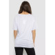 Женская футболка с принтом, цвет белый, 244R611