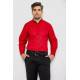 Сорочка чоловіча з довгим рукавом, колір червоний, 214R16111