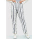 Штани жіночі в смужку, колір молочно-сірий, 244R040