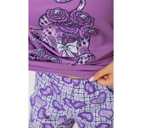 Пижама женская, цвет сиреневый, 243R03674