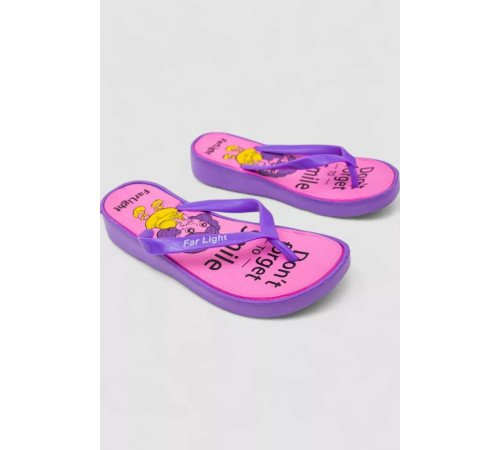 В'єтнамки дитячі для дівчаток, колір бузковий, 243R8423C-6