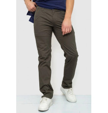 Брюки мужские классические, цвет хаки, 243R6023