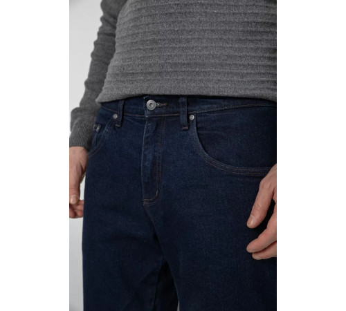 Джинси чоловічі утеплені на флісі, колір синій, 129R9834