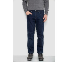 Джинси чоловічі утеплені на флісі, колір синій, 129R9834