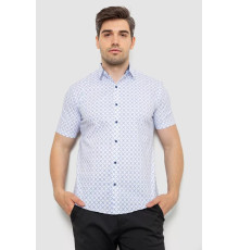 Рубашка мужская с принтом, цвет белый, 214R7330