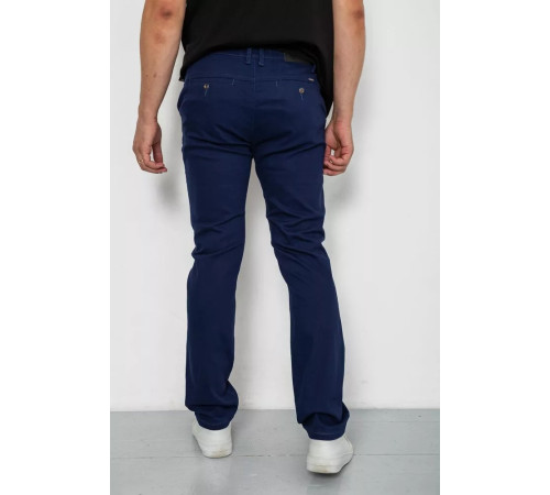 Брюки мужские классические стрейч, цвет синий, 244RF807