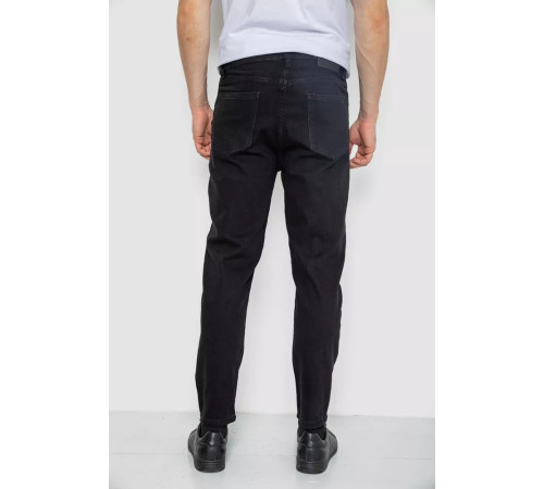 Джинси чоловічі стрейч, колір чорний, 244R8562