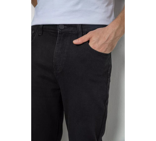 Джинси чоловічі стрейч, колір чорний, 244R8562
