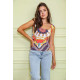 Майка жіноча, колір різнобарвний, 167R237
