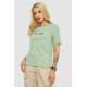 Женская футболка с принтом, цвет оливковый, 241R1833.