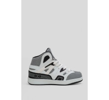 Кроссовки женские демисезонные, цвет серо-черный, 243R8939B