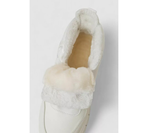 Кросівки жіночі зимові на хутрі, колір білий, 248RMB09