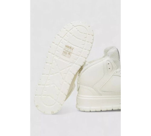 Кросівки жіночі зимові на хутрі, колір білий, 248RMB09