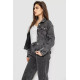 Куртка женская джинсовая, цвет серый, 255RA225