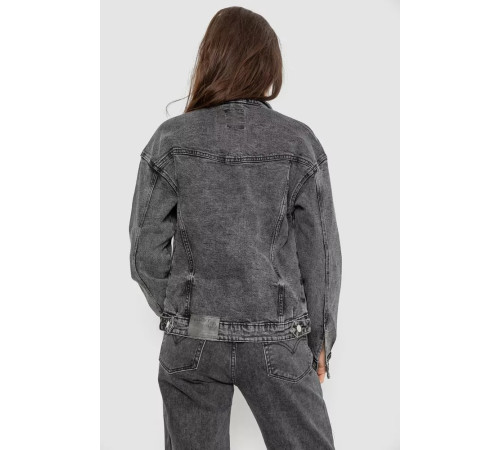 Куртка женская джинсовая, цвет серый, 255RA225