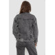 Куртка женская джинсовая, цвет серый, 255RA225