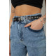 Джинси жіночі MOM стрейч, колір синій, 244R00549
