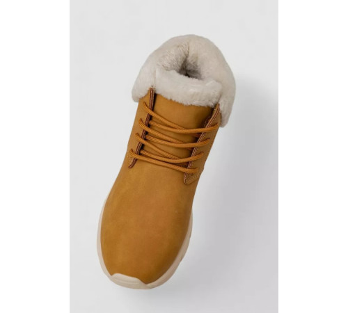 Черевики зимові жіночі на хутрі, колір бежевий, 248RCX663