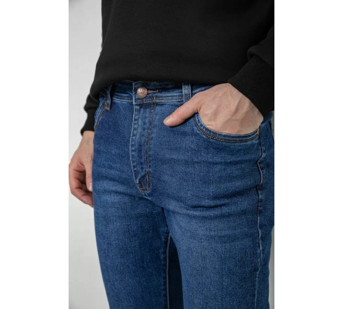 Джинси чоловічі демісезонні, колір синій, 243R8061