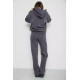 Спортивний костюм жіночий на флісі, колір темно-сірий, 241R2001-2