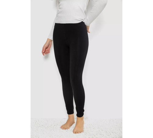 Лосіни демісезонні одношовні, колір чорний, 139RF212