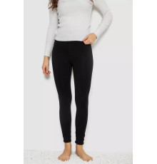 Демисезонные лосины одношовные, цвет черный, 139RF212.