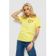 Женская футболка с принтом, цвет желтый, 238R557