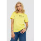 Женская футболка с принтом, цвет желтый, 238R557