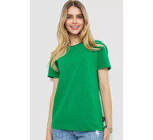 Женская футболка однотонная, цвет зеленый, 102R5248
