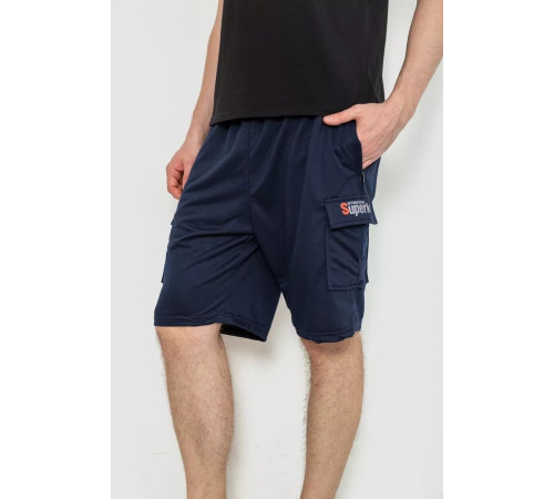 Шорти чоловічі, колір темно-синій, 244R6586